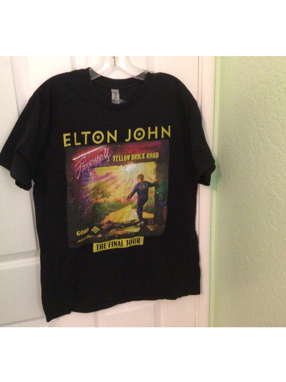 Elton John Farewell Yellow Brick Road Tour T shirt Large 2022 Concert Tee